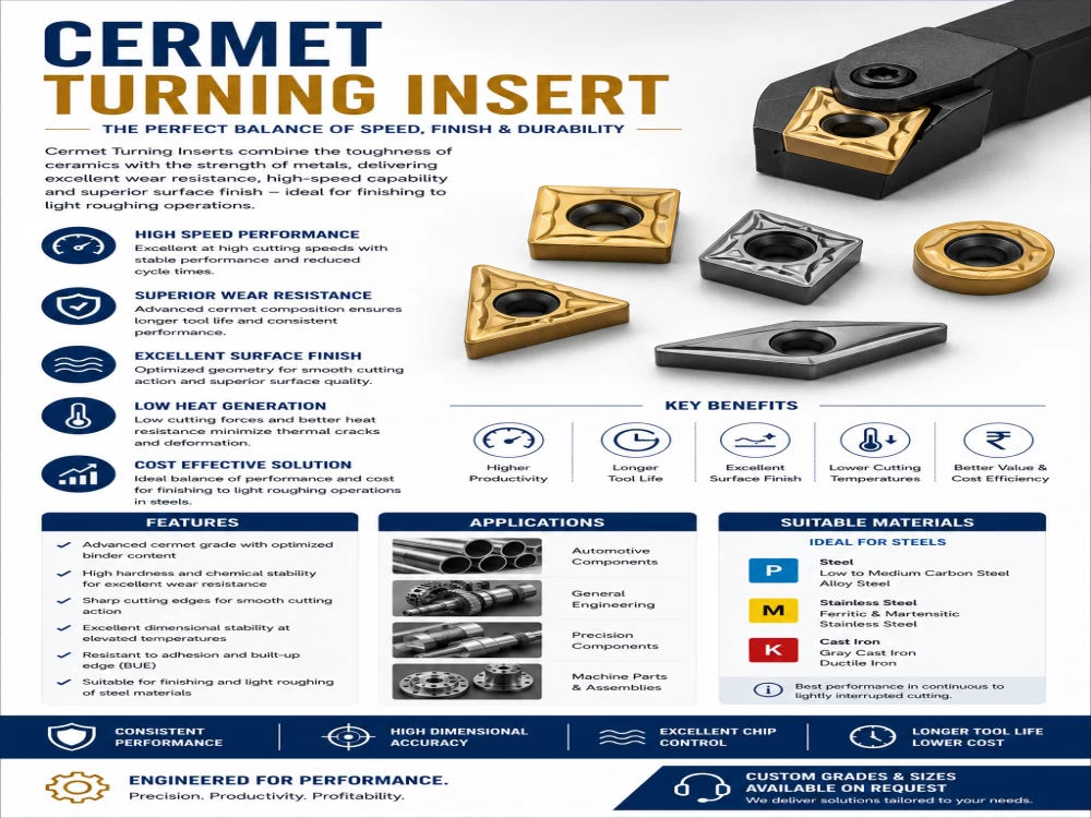 Cermet Turning Inserts